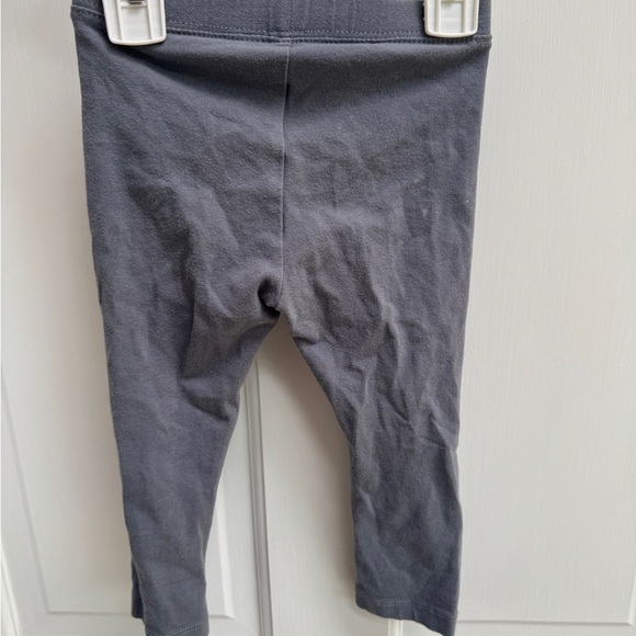 Old Navy 3T Girls Gray Leggings Pants Athletic Stretch - Picture 3 of 4